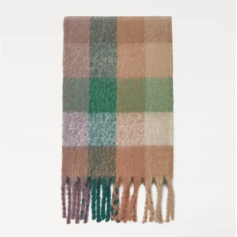 ZARA Brushed Wool Scarf - Mens OS